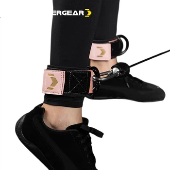 FITTER GEAR Фитнес-платформа с фиксаторами лодыжек, канатом для ягодичных мышц, вспомогательным эспандером для тренировки мышц ног при ударах ногой назад