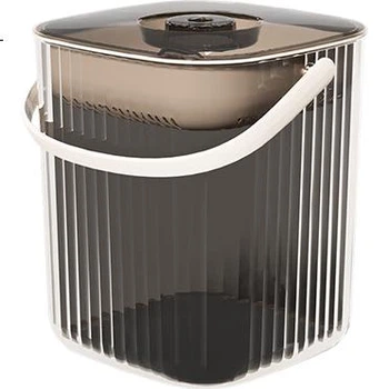Ведро для сбора чайных остатков Wuyuehua Visible Tea Water Bucket 12L с водопроводной трубкой, ведро для сбора чайных остатков, ведро для сточных вод с утолщенным дном, фильтрующее ведро для слива воды, бытовое и коммерческое ведро для воды.