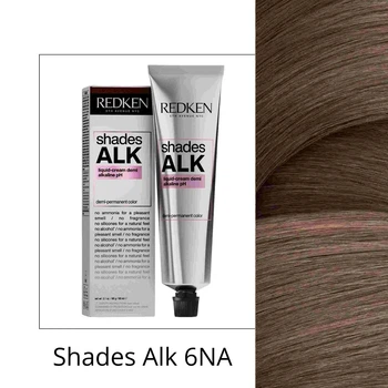 Крем-фарба для волосся напівстійка з лужним pH Redken Shades ALK тон 6NA Granite Natural Ash