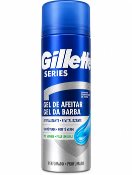 Гель для гоління Gillette Series Revitalizing із зеленим чаєм 200 мл