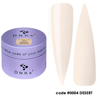 Гель для моделирования DNKa Builder Gel Light 0004 Desert нейтральный нюд 30 мл