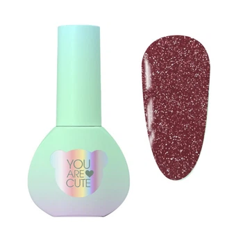 Гель-лак You Are Cute Color Gel 144 світловідбивний рожевий шоколад 5 мл