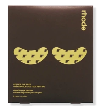 Патчі для шкіри навколо очей RHODE Peptide Eye Prep Brown 6 пар з пептидами для зволоження та свіжого погляду