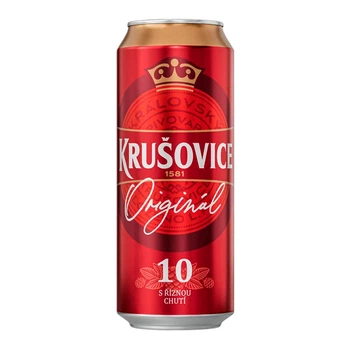 Пиво Krušovice Originál, 4,2% (24 жб по 0,5л, Чехія). Завод Heineken Česko.