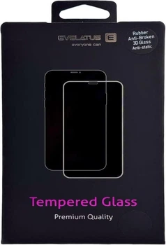 Захисне скло для Samsung Galaxy A36 Evelatus Corning Gorilla Glass Anti-Static 3D Full Cover 10X Stronger Black (EVESAMA36CGGS)