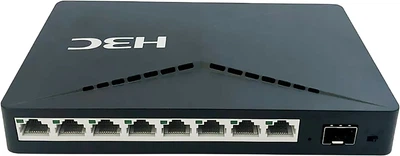 Коммутатор H3C S1209F гигабитный на 8 портов с оптическим портом неуправляемый