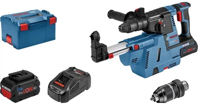 Акумуляторний перфоратор Bosch Professional GBH 18V-26 F SDS plus 18 В 2,6 Дж 2x6 А·год із зарядним пристроєм GAL 1880 CV та кейсом (061191000G)