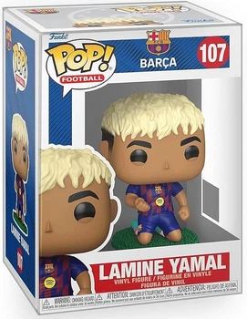 Фігурка Funko Pop! Football — #107 Ламін Ямаль (Lamine Yamal Kneeling)