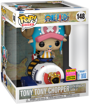 Фигурка Funko Pop! Rides Deluxe: One Piece — #148 Тони Тони Чоппер на Танке Брахио V (Tony Tony Chopper with Brachio Tank V)