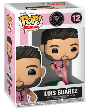 Фігурка Funko POP! Football: Inter Miami CF — LUIS SUÁREZ (PINK UNIFORM) (Луїс Суарес у рожевій формі) #12