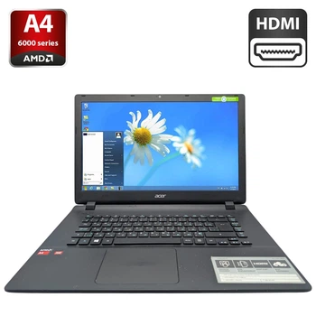 Ноутбук Acer Aspire ES1-521 / 15.6" (1366x768) TN / AMD A4-6210 (4 ядра по 1.8 GHz) / 8 GB DDR3 / 500 GB HDD / AMD Radeon R3 Graphics / WebCam б/у