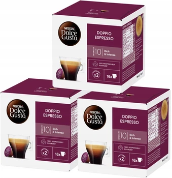 Набір з 3 штук Капсули Dolce Gusto Espresso Doppio 3x16 капсул