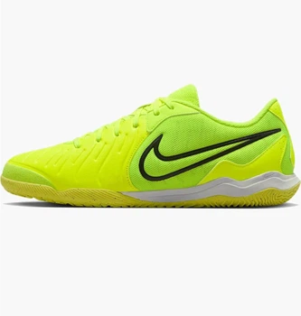 Футзалки унисекс Nike Tiempo Legend 10 Academy Ic Green 45 Зеленый DV4341-701