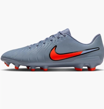 Бутсы унисекс Nike Tiempo Legend 10 Club Fg/Mg Grey 42.5 Серый DV4344-402