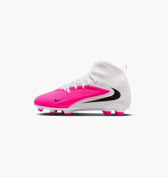 Бутси дитячі Nike Phantom 6 High Club Fg/Mg White/Pink 33.5 Білий, Рожевий IH1791-901