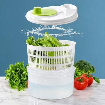 Сушилка для зелени и овощей SALAD SPINNER 21.5 х 13 см