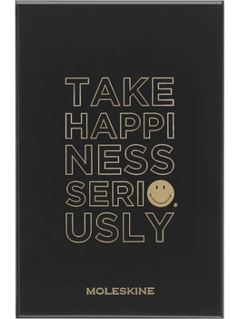 Записная книжка Moleskine Smiley средняя, Линейка Канва в подарочной коробке (LESMILEYNTBKCLT) 8056598855098
