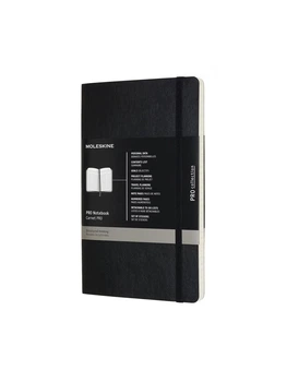 Записная книжка Недатированная Moleskine PRO средняя, Черная Мягкая (PROPFNTB3SBK) 8058647620787