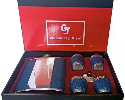 Подарунковий набір 6в1 'GT' Фляга, 4 чарки, лійка GT-17-3