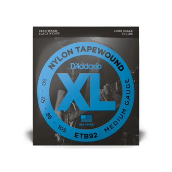 Струны для бас-гитары D'Addario ETB92 XL NYLON TAPEWOUND BASS (50-105)