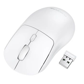 Мышь беспроводная Borofone BG151 Cielo Bluetooth 5.0 и 2.4G 1600 dpi 4 кнопки белая