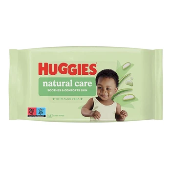 Детские влажные салфетки Huggies Natural Care, 56 шт (5029053550176)