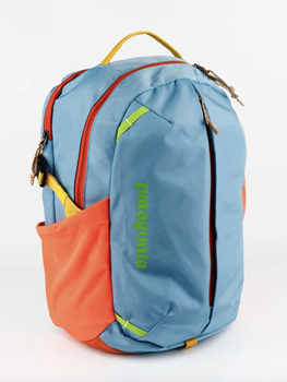Водонепроникний Рюкзак Patagonia 26L бірюзово-помаранчевого кольору.