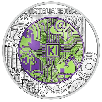 Колекційна срібна монета “Цифровізація” 16,5 г 2025 рік