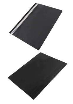 Скоросшиватель пластиковый А4, черный (6 шт. в упаковке) Buromax (BM.3311-01)