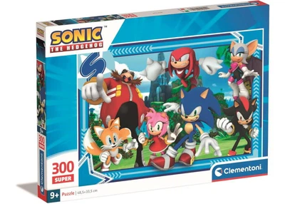 Пазл Clementoni Super: Герої мультфільму Сонік (Super - Sonic Puzzle - 300 pcs.), 300 ел. (21729)