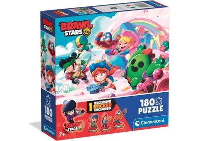 Пазл Clementoni Веселковий, Бравл Старс (Brawl Stars - Rainbow Puzzle - 180 pcs.), 180 ел. (29804)