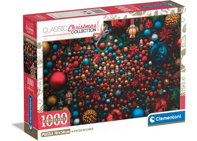 Пазл Clementoni Impossible: Різдвяний настрій (Impossible Christmas Vibes Puzzle - 1000 pcs.), 1000 ел. (39926)