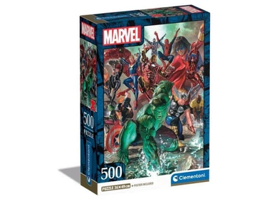 Пазл Clementoni Мстители, Marvel (Marvel The Avengers Puzzle - 500 pcs.), 500 эл. (35546)