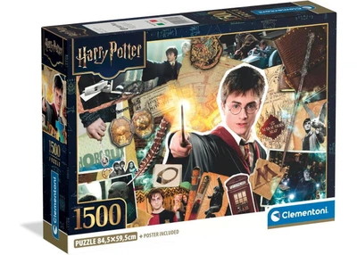 Пазл Clementoni Главный герой сериала Гарри Поттер (Harry Potter Puzzle - 1500 pcs.), коллаж, 1500 эл. (31745)