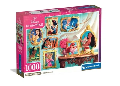 Пазл Clementoni Принцеси Діснея, Disney (Disney Princess Puzzle - 1000 pcs.), 1000 ел. (37046)