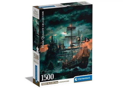 Пазл Clementoni High Quality Collection: Пиратский корабль, Сарел Терон (High Quality Collection - The Pirates Ship Puzzle - 1500 pcs.), 1500 эл. (31719)