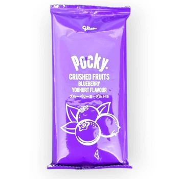 Японські палички в глазурі Glico Pocky Crushed Fruits Blueberry Yoghurt Pack 38 грам