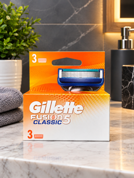 Змінні картриджі для гоління (леза касети) чоловічі Gillette Fusion5 3 шт