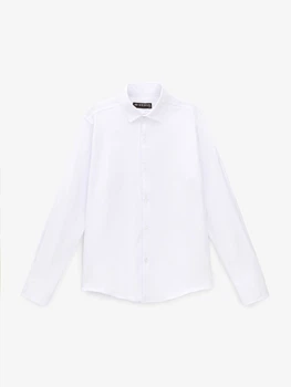 Сорочка однотонна для хлопчика GENUA 312 116 см Білий shop (2000999711404)