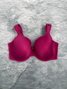 Бюстгальтер с усиленными бретелями Thirdlove Perfect Coverage Bra - фуксия - 90F