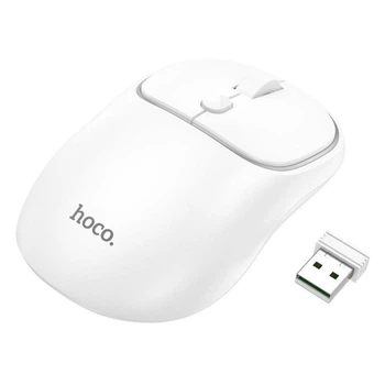 Комп'ютерна миша бездротова Hoco GM25 Royal dual-mode space Білий