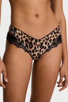 Трусики стринг Victoria's Secret 4(L) Леопардовый принт (157003)