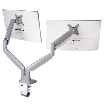 Настільний кронштейн для двох моніторів Kensington SmartFit One-Touch K55471EU сірий (K55471EU)