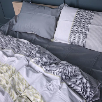 Простынь Сатин 22-1415 Geometric comfort 150*220