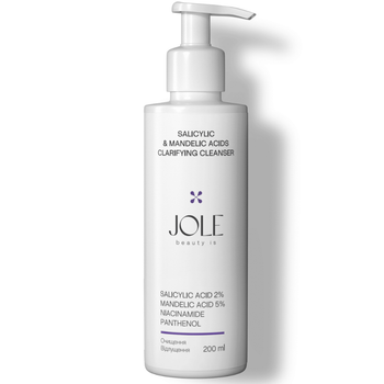 Гель для умывания с салициловой и миндальной кислотами Jole Anti-Acne Cleanser 200 мл