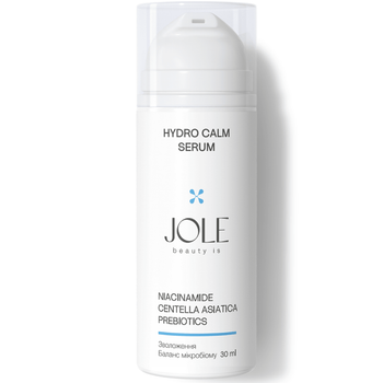 Сыворотка с муцином улитки, центеллой и пребиотиками Jole Hydro+Calm 30 мл