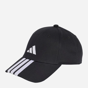 Дитяча бейсболка Adidas 3-Stripes New Logo Baseball JG1072 52-54 Чорна (4067902589527)
