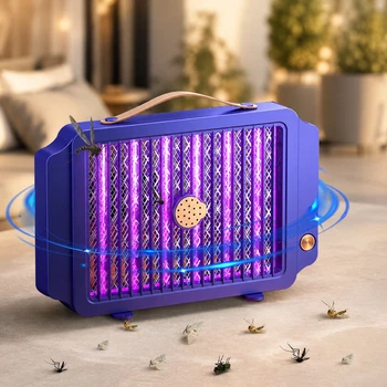 Настольный электрический уничтожитель насекомых с 12 LED-элементами против комаров, мух, мошек (HC836)
