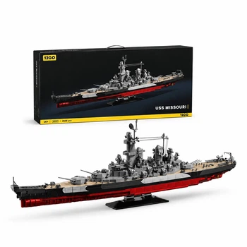 Конструктор линкора 492 USS Missource 12GO 98007 на 2568 деталей