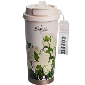 Термокружка Romantic White Rose, 500 мл.